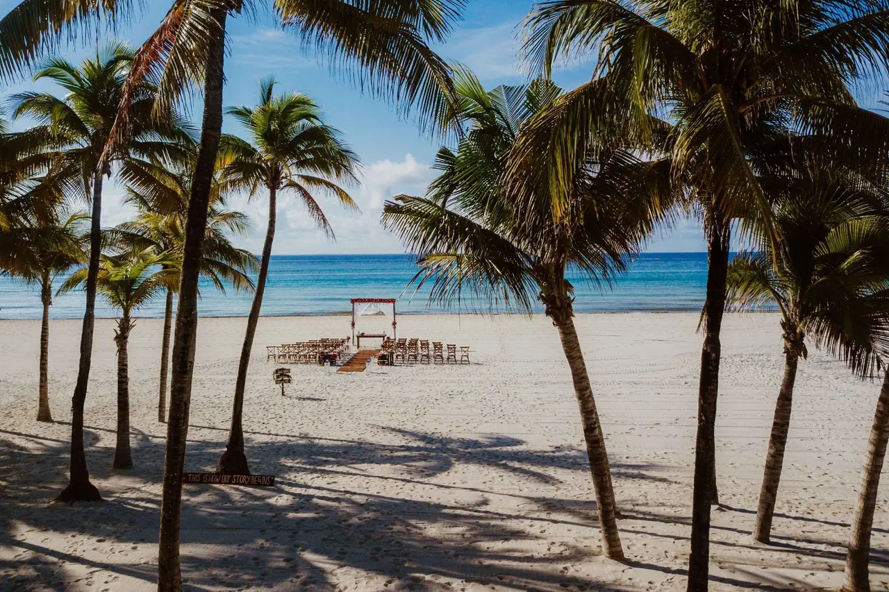 Comunidad privada y áreas verdes en Playacar Playa del Carmen