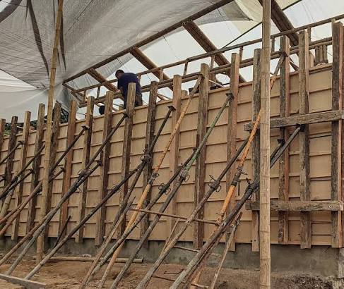 Construcción con formaleta en Punta Cana